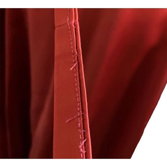 Oscar De La Renta Y2K Designer Maxi Dress Strapless Red Gown Prom Formal US 2 - Picture 9 of 16